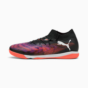 Chaussures de soccer pour l’entraînement en salle FUTURE 8 MATCH Homme, PUMA Black-PUMA White-Glowing Red, extralarge